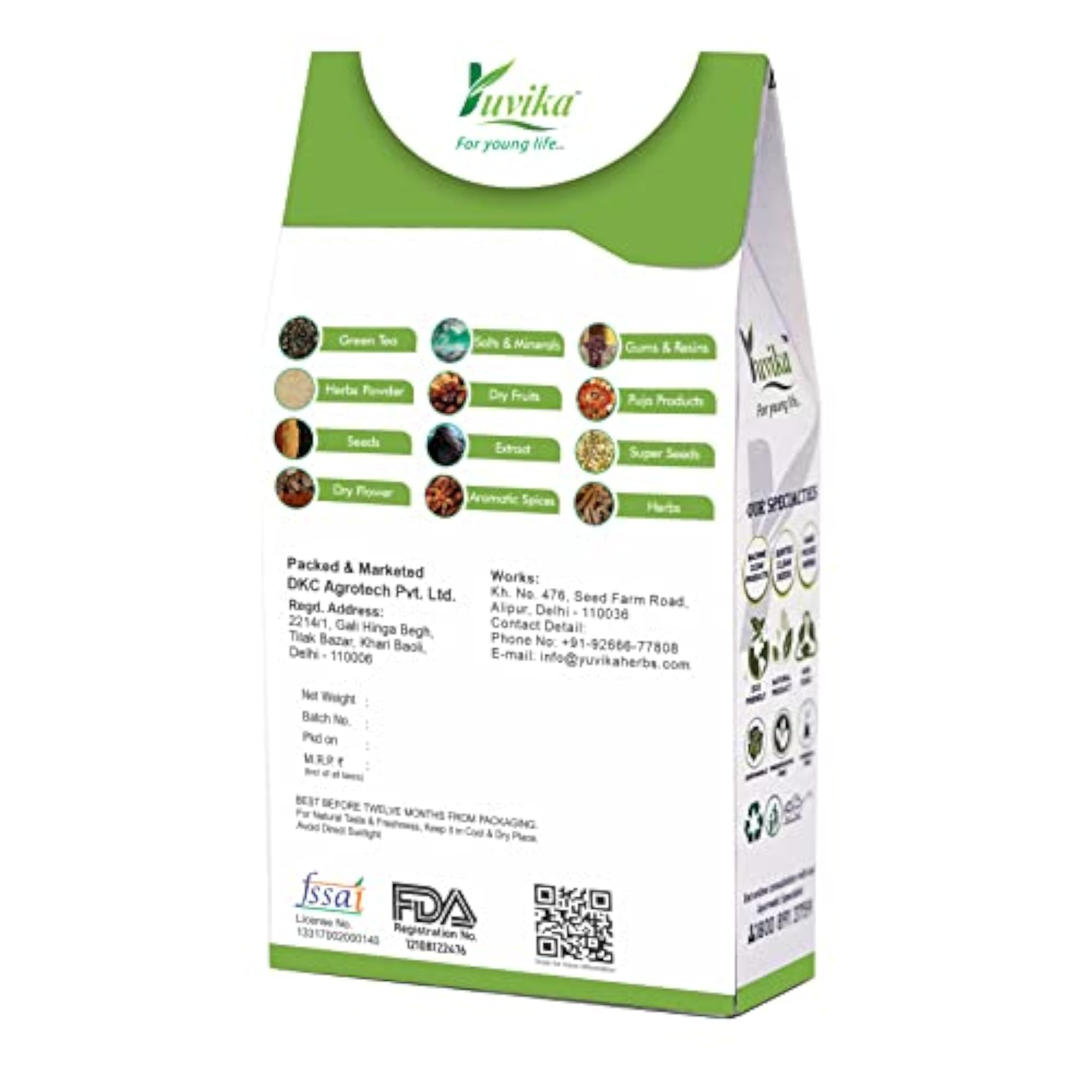 Tulsi Patta Powder - Pure & Natural