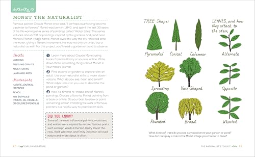 image for Callisto Kids Exploring Nature Activity Book for Kids: 50 Creative Pro