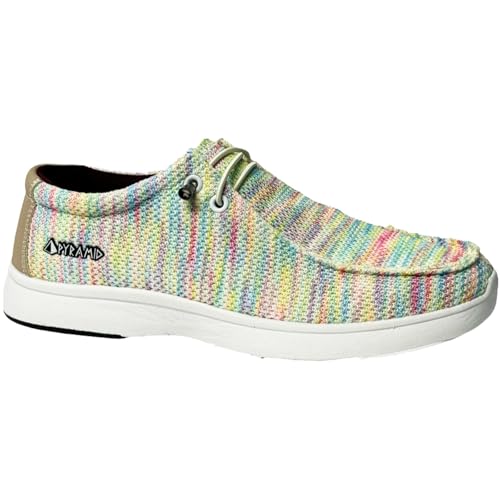 Pyramid Women’s Path Lite “Hey Bro” Slip-On Knit Bowling Shoes - Lightweight Seamless Design, Athletic Fit, Breathable Knit Upper, Universal Slide Soles