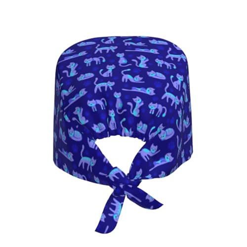 Image of Surgical Caps Men Women, Scrub Cap with Sweatband Adjustable