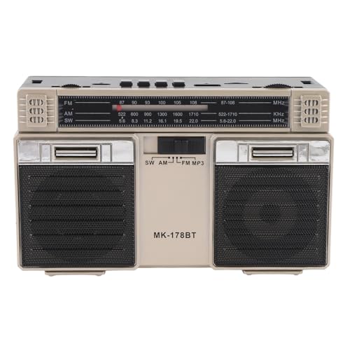 Radio portátil AM FM SW con Bluetooth y batería recargable