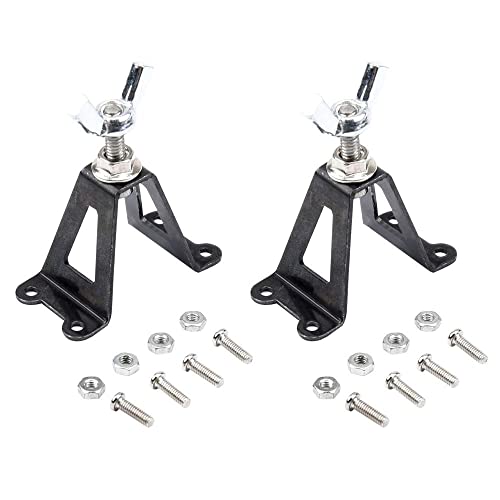 2PCS Metal Spare Tire Rack,RC Rear Spare Tyre Tire Bracket Wheel Holder Carrier Frame Compatible for...