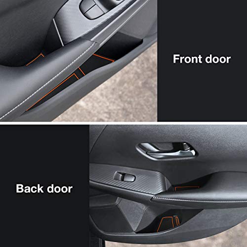 Tapis de console centrale Nissan Sentra caoutchouc insert porte