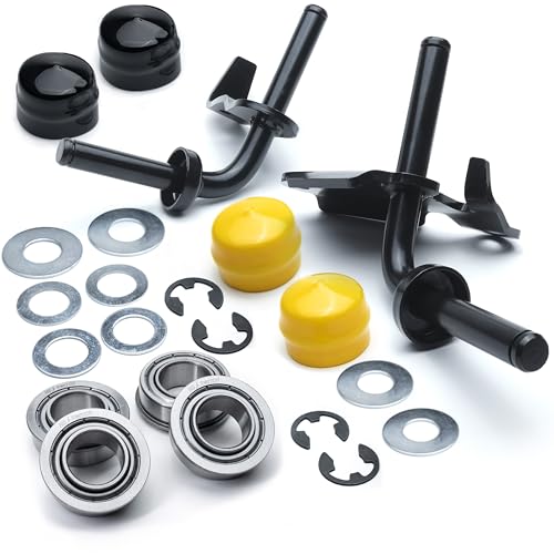 AUC10011 AUC10012 Front Axle Steering Spindle GY22521 GY22316 Wheel Bearing Upgrade Kit for John Deere D105 D110 D125 D130 D140 D155 D160 D170 107H 107S 92H S240 Sport, Models w/SN# Above 700000 Only