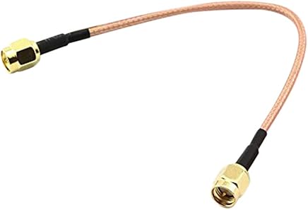 Bomcomi 1PC / 2pcs RG316 Cable de Puente SMA Macho a SMA de conexi?n Macho Line RF Coaxial Cable coaxial Antena Extender Cable Adapter Jumper