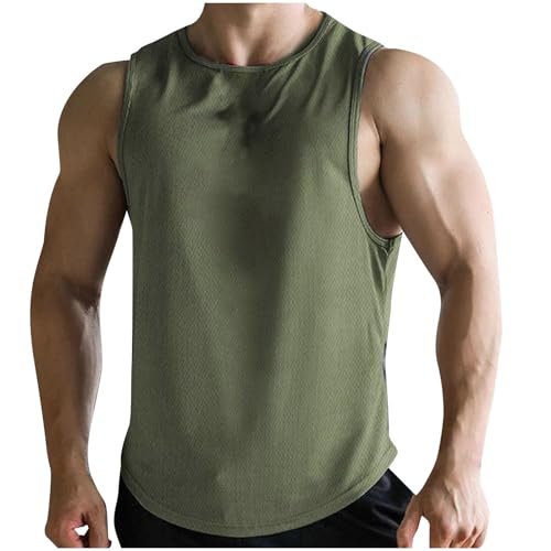 Camiseta deportiva sin mangas para hombre, para playa, gimnasio, correr, verano, camiseta atlética, entrenamiento, 2026, camisetas musculares, camisetas atléticas casuales, Gn2., 4XL