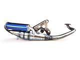 PCC MOTOR PERFORMANCE MUFFLER EXHAUST PIPE Compatible/Replacement for JOG SCOOTER MOPED 50CC 1E40QMB 1PE40QMB EX22