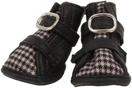 Puppia Pamd SH068 Houndstooth Gloves – XS, Black