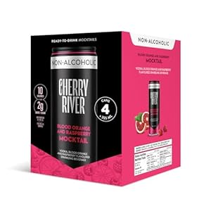 Cherry River Non-Alcoholic Hard Seltzer 4-pk – Blood Orange and Raspberries