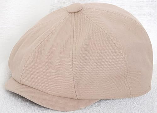 Kids-Boys-Cotton-Newsboy-Cap - Classic Flat Beret Cabbie Hat for Toddler Girls 4-9 Years Old2