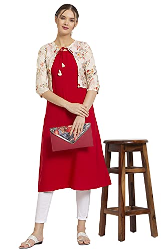 Image of Women's Crepe A-Line Kurta