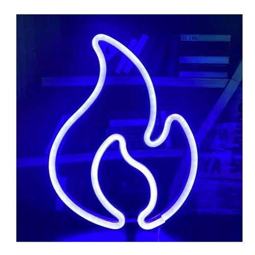 Enseigne néon Flamme haut de gamme : finitions soignées pour panneau lumineux Neon-2