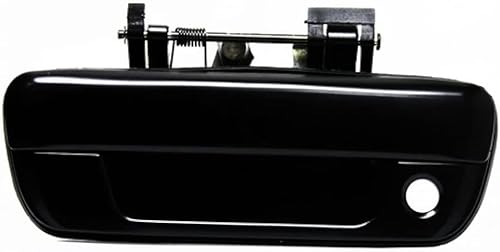 Manija para puerta trasera Chevy Colorado 2004-2012 con orificio para llave negro liso plástico GM1915118 25801998