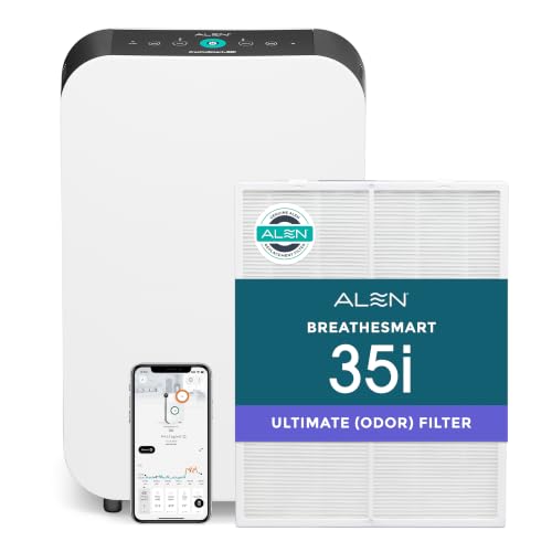 Best Air Purifier for Old House Smell: 7 Options for Musty Odors (2026) 4 Alen 35i HEPA Air Purifier, Ultimate Filter, Covers 1,400 Sq Ft