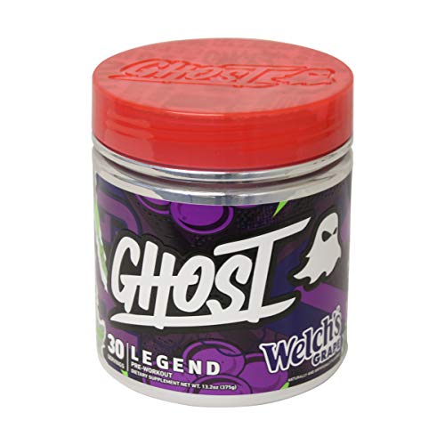 GHOST Legend 30 Servings Pre-Workout Supplement (Welchs, 1 Container)