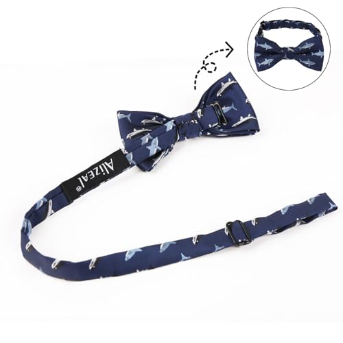 Alizeal Boys Printed Fun Novelty Pre-tied Kids Bow Tie3