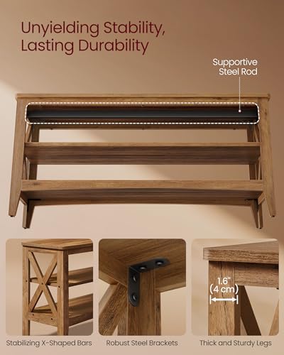 Vasagle ULSB153K41 Entryway Storage Bench thumb #5
