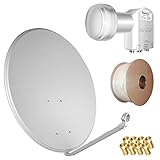 100 cm Hochleistungsantenne (1000 mm x 910 mm) aus Aluminium Opticum LH-100 (ohne Werbelogo)