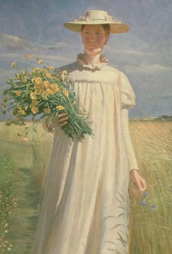 Pintura murales lienzo decorativo Anna Ancher, cuadro para decoración del hogar
