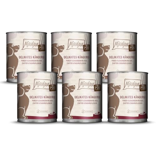 Produktbild von MjAMjAM purer Fleischgenuss Känguru pur - 6 x 800 g