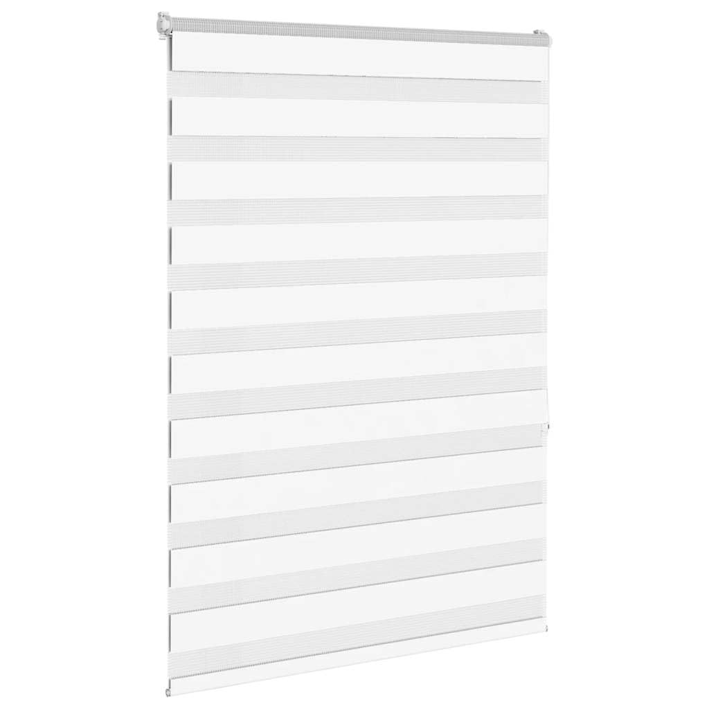 Tenda a rullo zebrata, 105 x 150 cm, in poliestere | Montaggio a parete o finestra, doppio strato, controllo della luce, catena regolabile