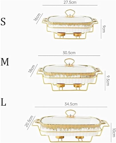 Ensemble De Buffet De Réchaud en Céramique haut de gamme avec couvercle