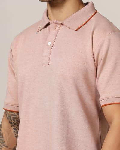 Image of Leriya Fashion T Shirt for Men || Men T-Shirt || Men Polo T-Shirt || Men Plain T-Shirt || V-Neck Collar Tshirt