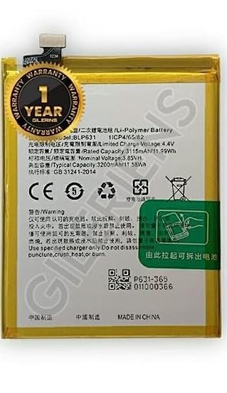 Image of Original BLP631 Battery for Oppo F3, F5, A77, F5 Youth Battery with 1 Year Warranty** (CAR178)