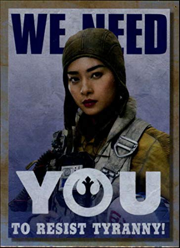 2018 Star Wars Galaxy New Trilogy Propaganda #TP-3 We Need You Trading Card