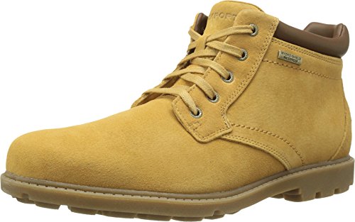 Rockport Men's Rugged Bucks Waterproof Boot Tan Suede 9 M (D)-9 M