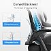 Hbada Office Desk Chair with Flip-Up Armrests and Saddle Cushion, Ergonomic Office Chair with S-Shaped Backrest, Swivel, Mesh, Black