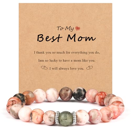 Image of Mother Daughter Bracelets Set for 2 Matching Heart Bracelets for Mother and Daughter to My Mom Bracelet Birthday Mothers Day Gifts for Mom Daughters
