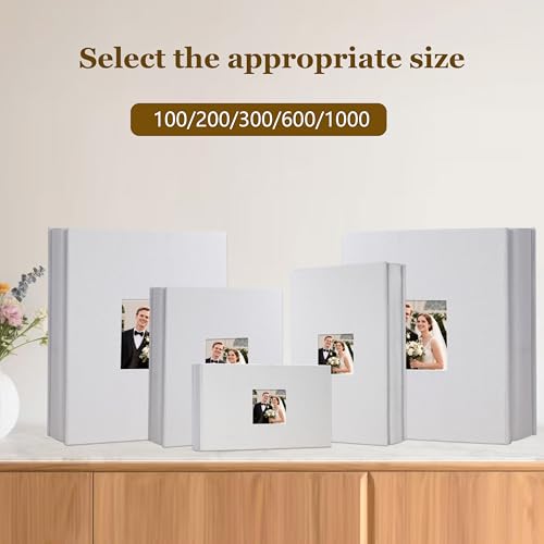 Finksy Linen Hardcover Photo Album 4x6 600 Photos Large Capacity for Family Wedding Anniversary Baby Vacation by Finksy - Image 7