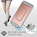 YOUMAKER Case for iPhone 6S Plus, Full Body with Built-in Screen Protector Heavy Duty Protection Shockproof Case Cover for Apple iPhone 6S Plus / 6 Plus 5.5 inch - Rose Gold/Gray