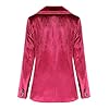 ebossy Women's Elegant Velvet One Button Blazer Su... #1