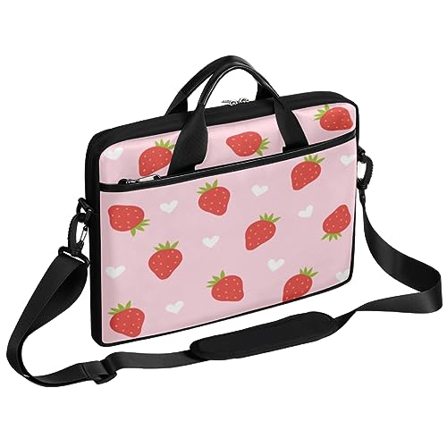Bolso de portátil impermeable Fruit Lovely Strawberry 13-15 pulg miniatura 1