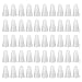 Yuecoom 50PCS Silicone Tapered Plugs Lab Plugs Solid Rubber Stoppers High Temperature Resistant Conical Stopper for Sealing Protection