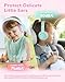 iClever BTH27 Toddler Headphones for 2+ Year Old-CPC Certified, 75/80dBA Safe Volume Limited, 74H Playtime, Bluetooth 5.4, BPA Free, Kids Bluetooth Headphones Aux Cord for Travel iPad, Green/Pink