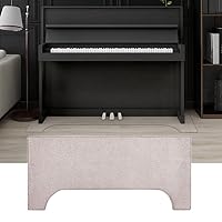 PPGE Klavierteppich 160×70 cm, Schallschutz Teppich rutschfest Matte, Klavier Schalldichte Teppich, Antivibrationsmatte Klavier, Klavier Teppich Matte, Teppich für Schalldämmung Klavier (Color:Khaki)
