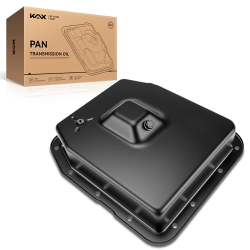 Image of KAX Transmission oil pan Compatible with F-150, Expedition, Mustang AT | 265-813 With Drain Plug for F-150 1994-2003 2005-2010, Expedition 1997-2006, Mustang AT 1994-2004, Mercury Grand Marquis