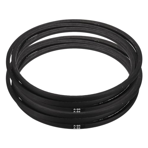 Image of uxcell 2pcs A94 or 4L960 Classic Wrapped Rubber V-Belt, 94 inch(2388mm) Inside Circumference, A Profile V Belt