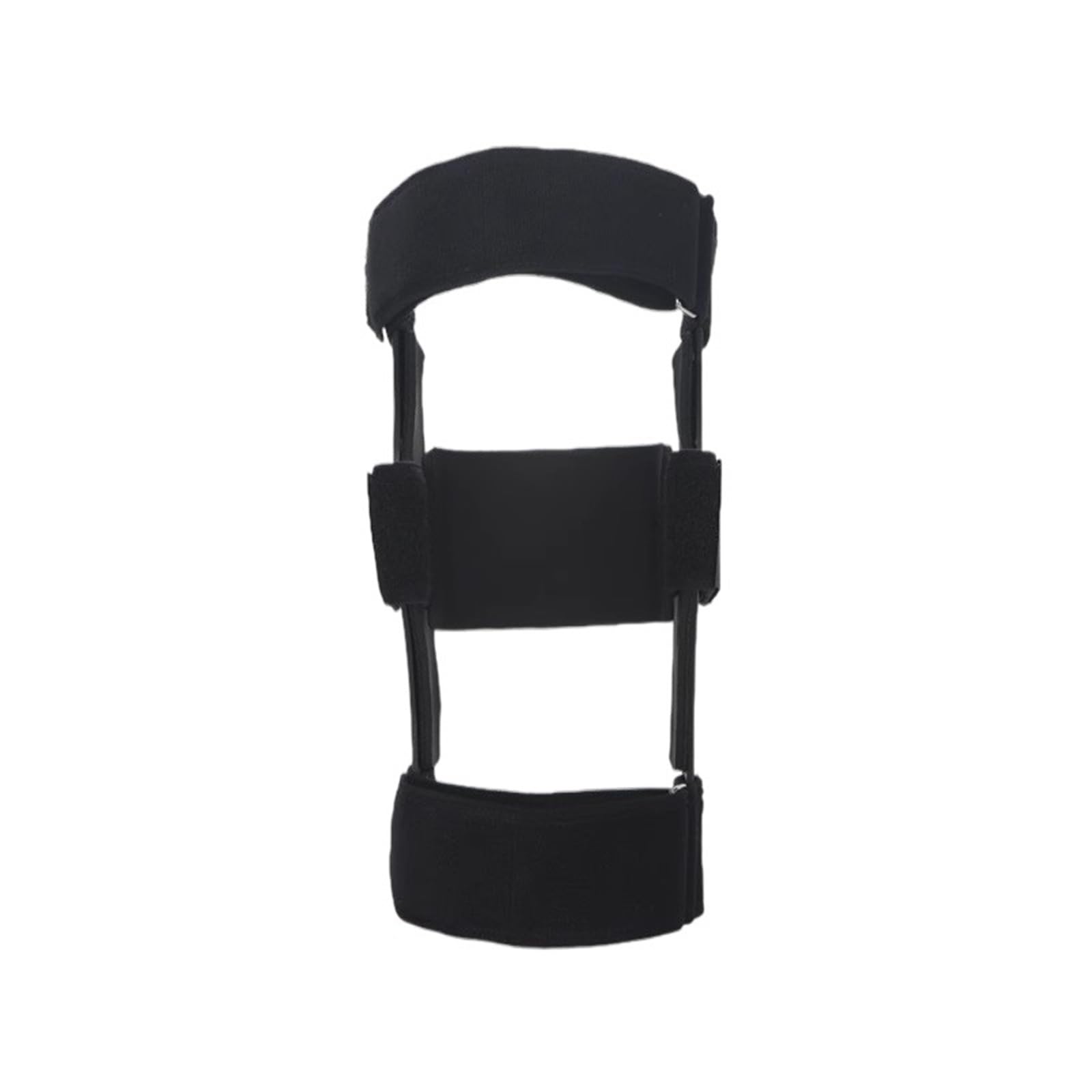 Genérico Ortesis de hiperextensión de Rodilla, inmovilizador de Rodilla con Correa Fija y Forro Suave antidesgaste, tensión Ajustable(L)