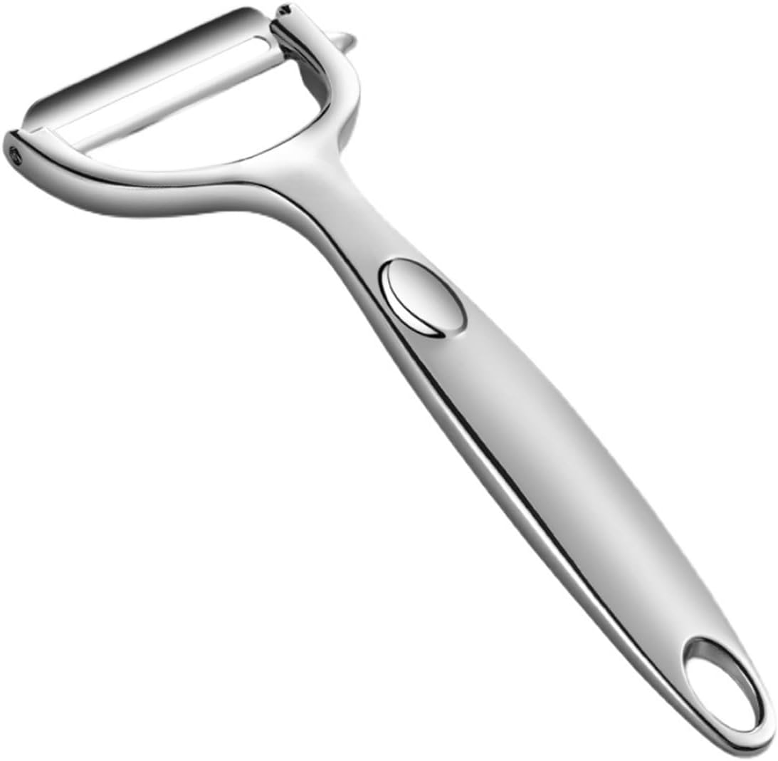 Sparschäler Edelstahl Mit Ergonomischem Griff - Ultrascharfer Gemüseschäler Für Kartoffeln & Spargel