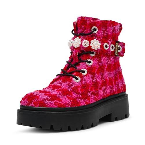 Betsey Johnson Girl's Hethr Combat Boot