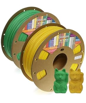 OVERTURE High Speed PLA Filament 1.75mm, Neatly Wound 3D Printer Filament 1kg Spool (2.2lbs) Rapid PLA, Dimensional Accuracy +/- 0.02 mm, Fit Most FDM 3D Printers (Transparent Dark Green)
