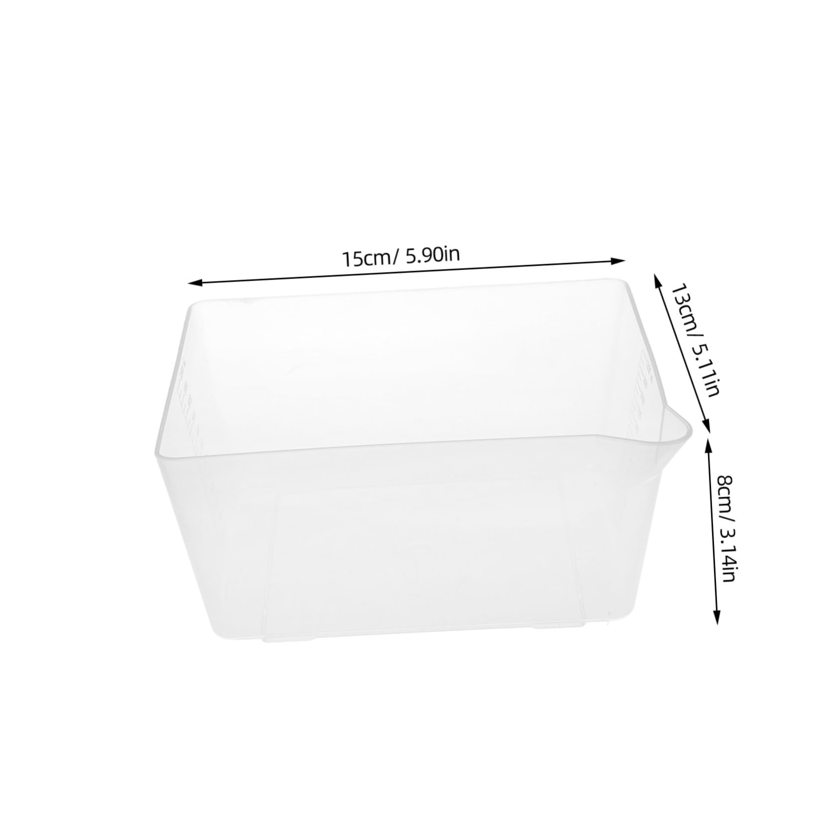 COLLBATH 2pcs Electronics Scale Trays Kitchen Weighing Scale Food Measuring Scoop Bowl