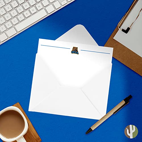 Image of Desert Cactus UCLA 10 Pack Notecards Stationery Cardstock University of California Los Angeles Bruins Includes Envelopes Memo Party Thank You (Notecard 1a)
