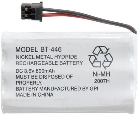 ABCENT BP-446 BT-446 BT-1005 Cordless Phone Battery 800MAH For Uniden, Bulk Packaging)