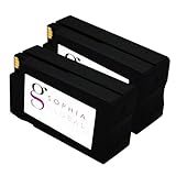 Sophia Global Compatible Ink Cartridge Replacement for HP 950XL (2 Black)