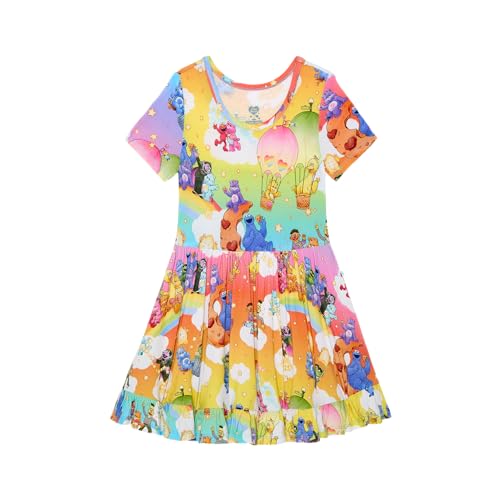 Care Bears X Sesame Friends - Ruffled Twirl Dress - 7-8 Years